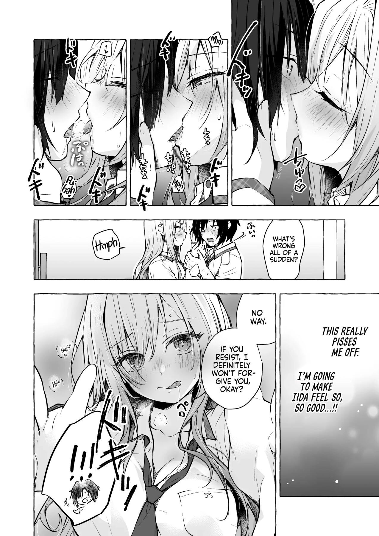 Hentai Manga Comic-Sex with the Gyaru Yuina-chan 4 -My crush is blushing because of me!?--Read-12
